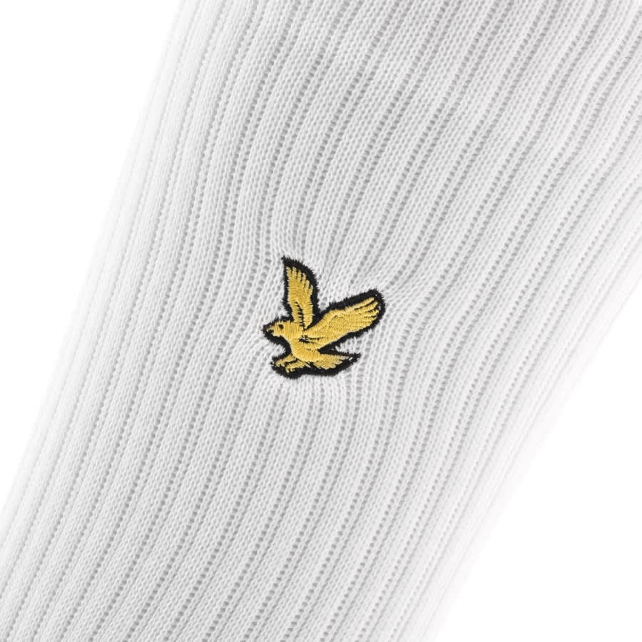 Alternative Image for ProductLyle And Scott Hamilton Three Pack Socks White3
